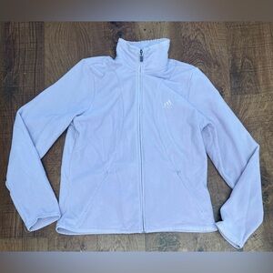 Adidas women Climawarm fleece jackets Sz Medium lavender